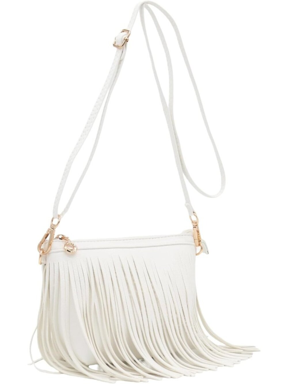 Chic Small Fringe Crossbody Bag with Wrist Strap - Stylish & Versatile Accessory